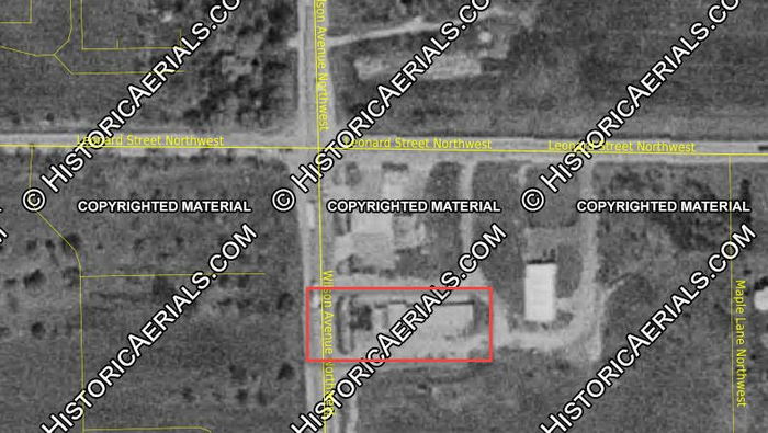 Fishers Drive-In - 1957 Aerial (newer photo)